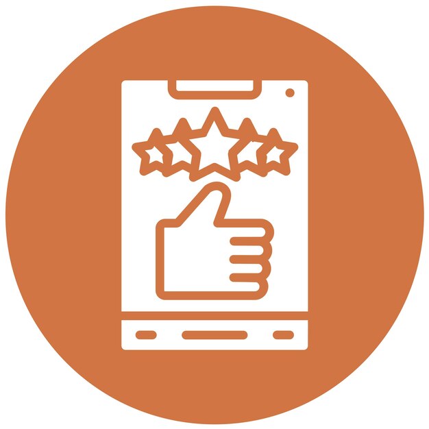 Estilo del icono de satisfacción del diseño vectorial