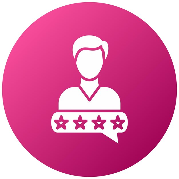 Estilo del icono de satisfacción del diseño vectorial