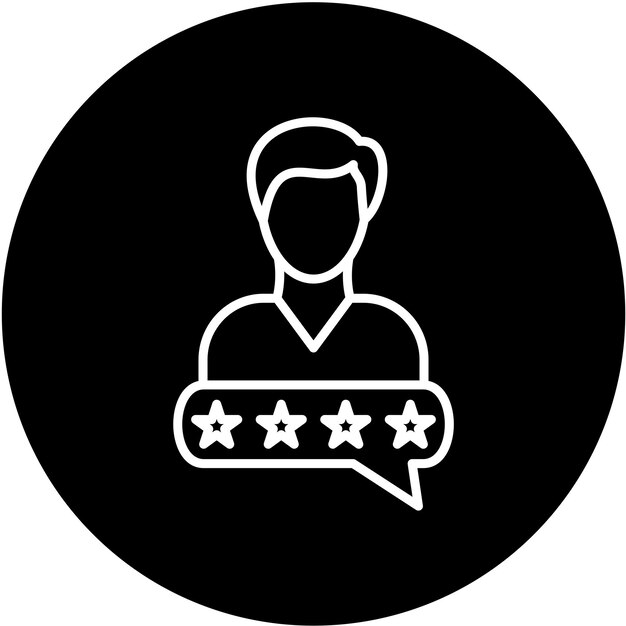 Estilo del icono de satisfacción del diseño vectorial