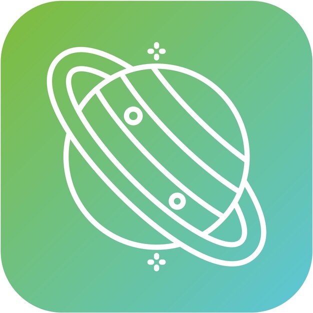 Estilo del icono de Saturno