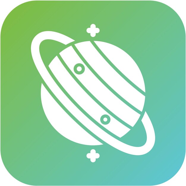 Estilo del icono de Saturno