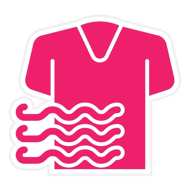 Estilo del icono de secado por aire de diseño vectorial