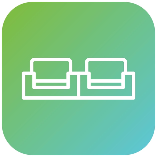Estilo de icono seccional de diseño vectorial