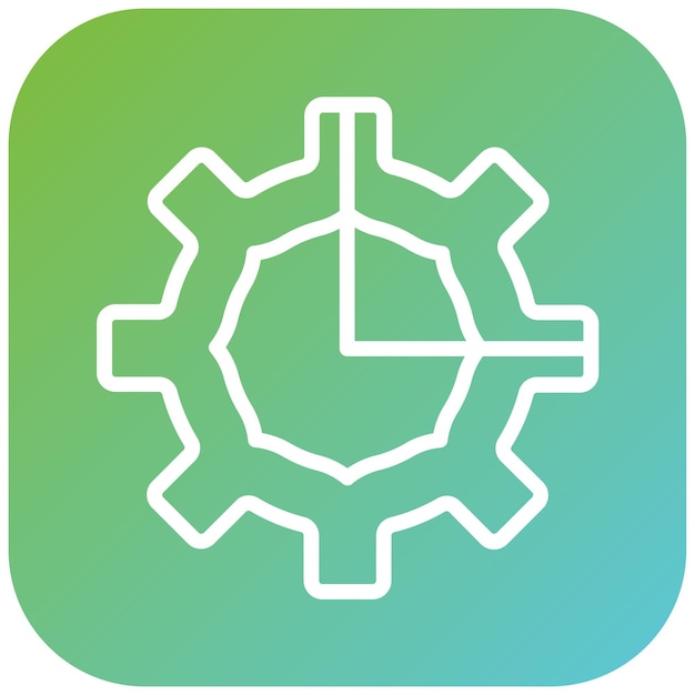 Estilo del icono del sector de diseño vectorial