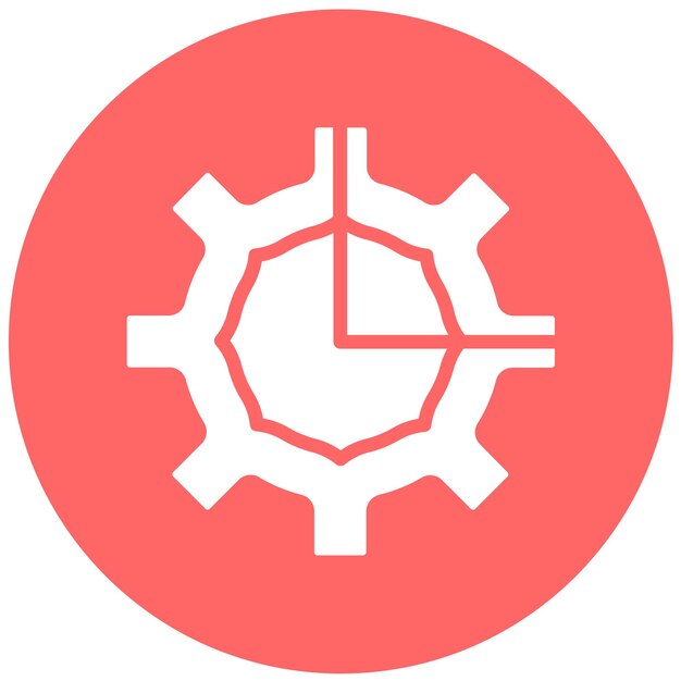 Estilo del icono del sector de diseño vectorial