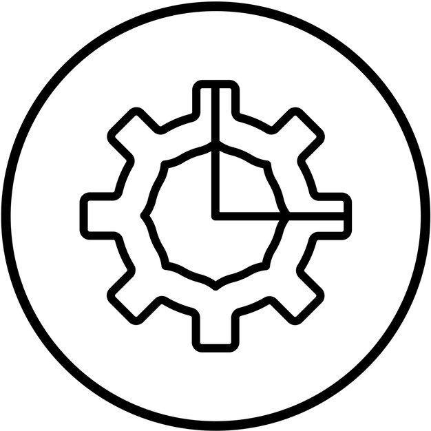 Estilo del icono del sector de diseño vectorial