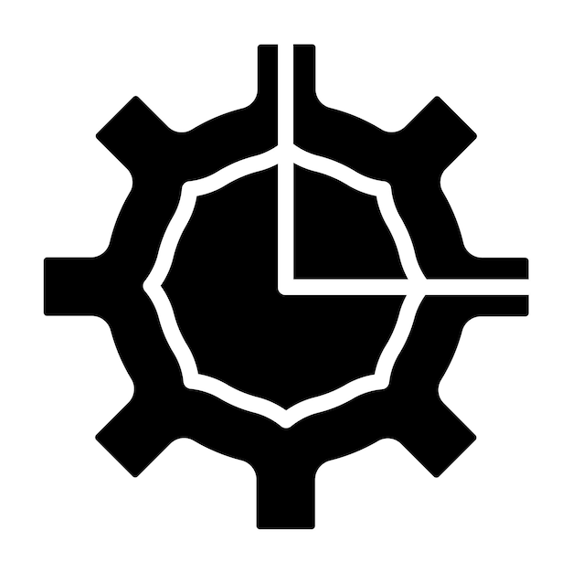 Estilo del icono del sector de diseño vectorial