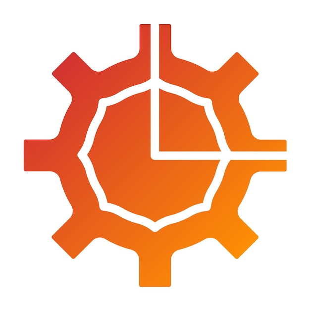 Estilo del icono del sector de diseño vectorial