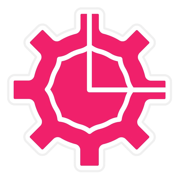 Estilo del icono del sector de diseño vectorial