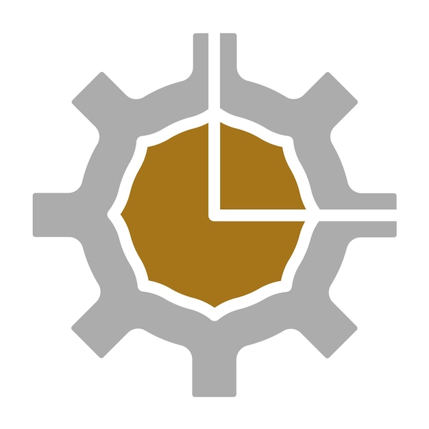 Estilo del icono del sector de diseño vectorial