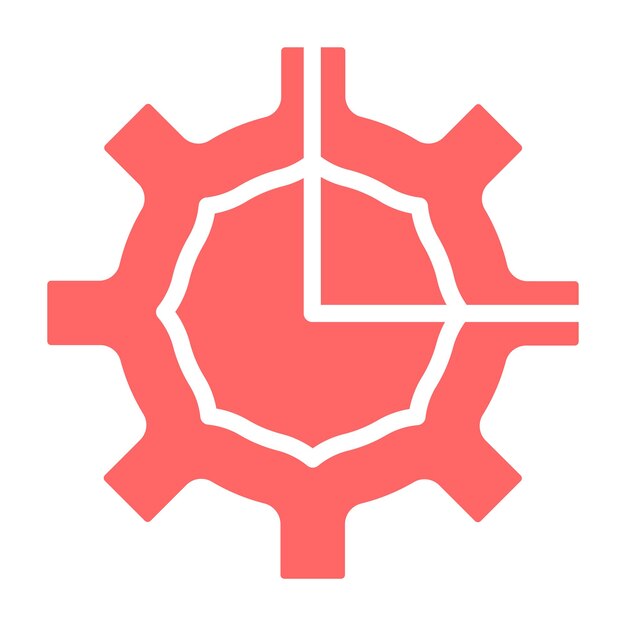 Estilo del icono del sector de diseño vectorial