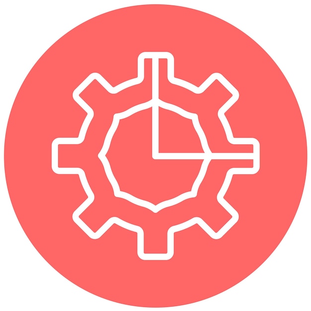 Estilo del icono del sector de diseño vectorial