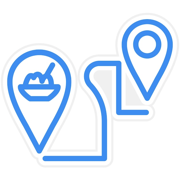 Estilo del icono de seguimiento del diseño vectorial