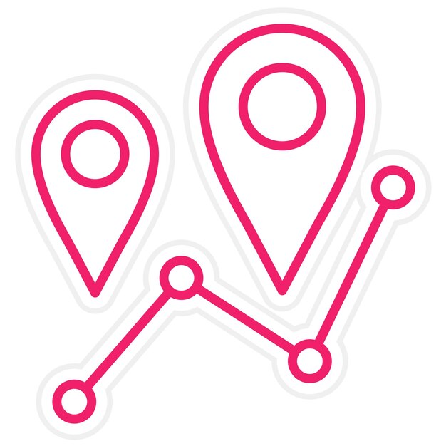 Estilo del icono de seguimiento del diseño vectorial