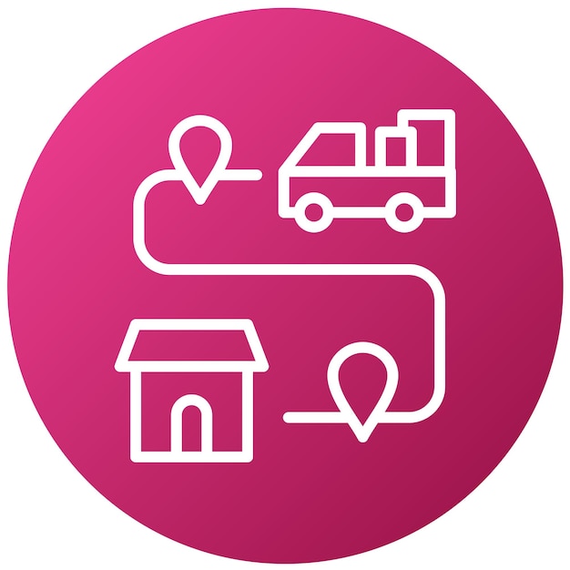 Estilo del icono de seguimiento del diseño vectorial
