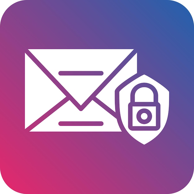 Estilo del icono de seguridad del correo electrónico
