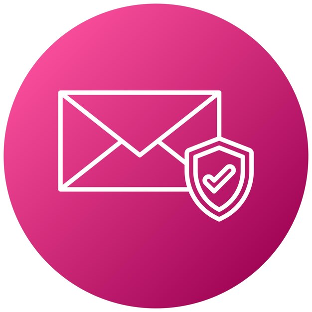 Estilo del icono de seguridad del correo electrónico