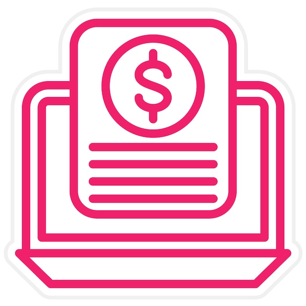 Estilo de icono de seguro cibernético de diseño vectorial