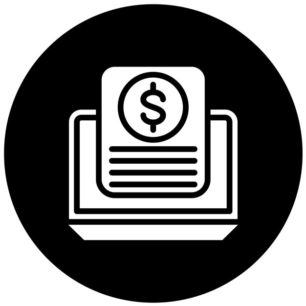 Estilo de icono de seguro cibernético de diseño vectorial