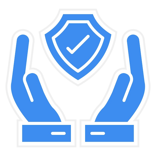 Estilo de icono seguro de diseño vectorial