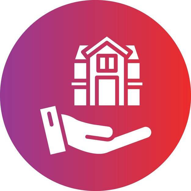 Estilo del icono del seguro de hogar