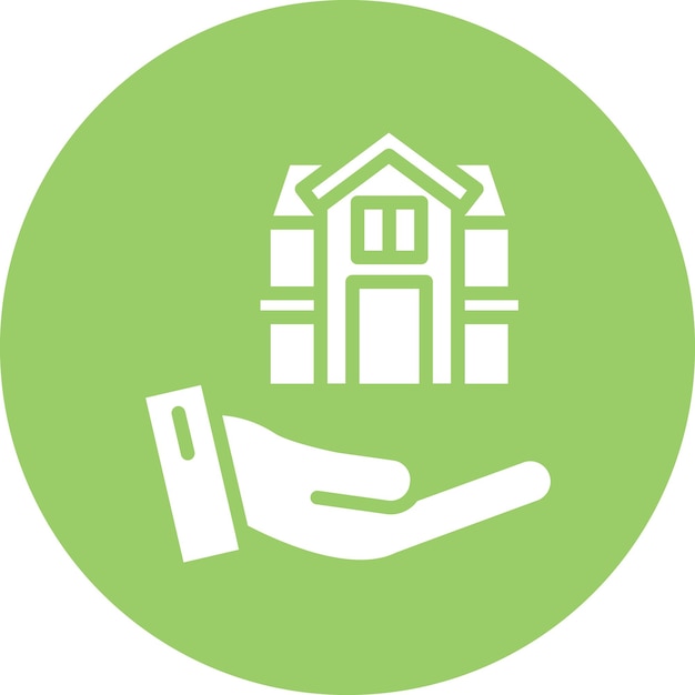 Estilo del icono del seguro de hogar