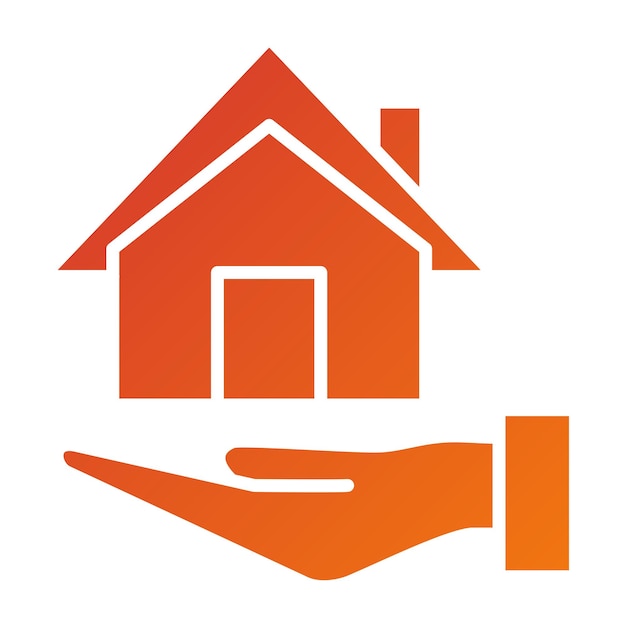 Estilo del icono del seguro de hogar