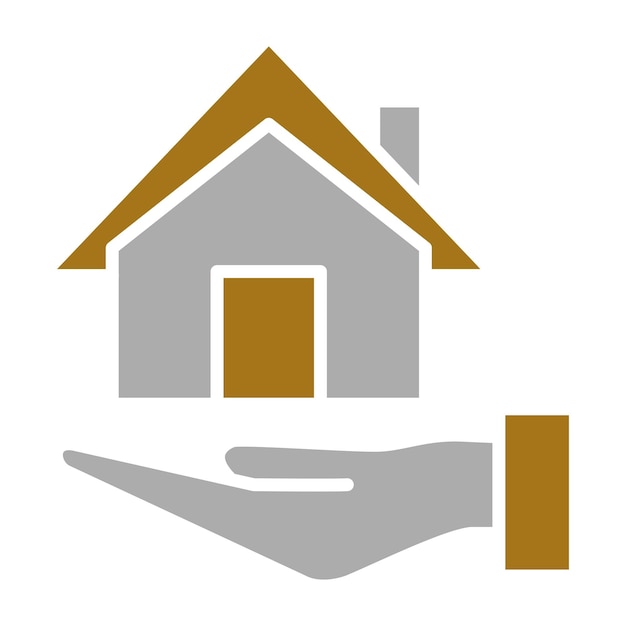 Estilo del icono del seguro de hogar