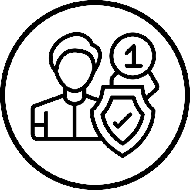 Estilo del icono de seguro individual