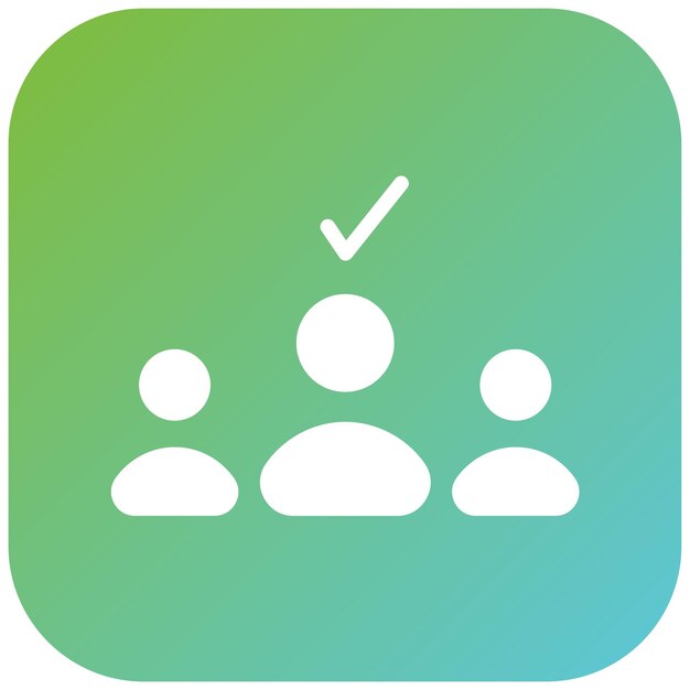 Estilo del icono de selección de diseño vectorial