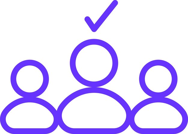 Estilo del icono de selección de diseño vectorial