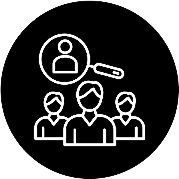 Estilo del icono de selección de diseño vectorial
