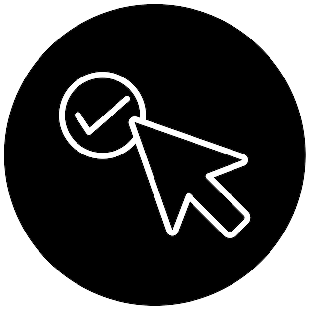 Estilo del icono de la selección de resaltado del diseño vectorial