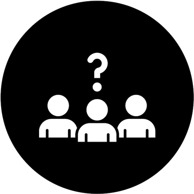 Estilo del icono de selección de los solicitantes de diseño vectorial