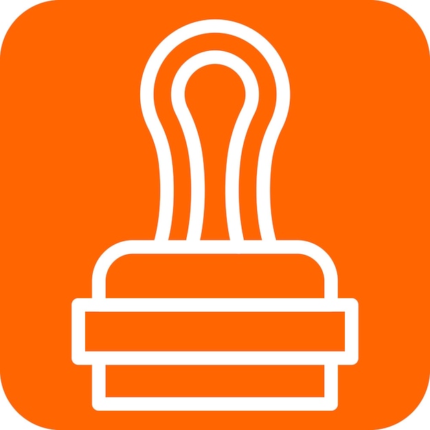 Estilo del icono del sello de diseño vectorial