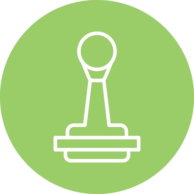 Estilo del icono del sello de diseño vectorial