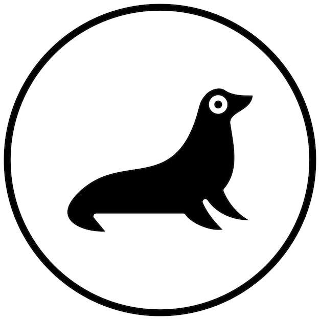 Estilo del icono del sello de diseño vectorial