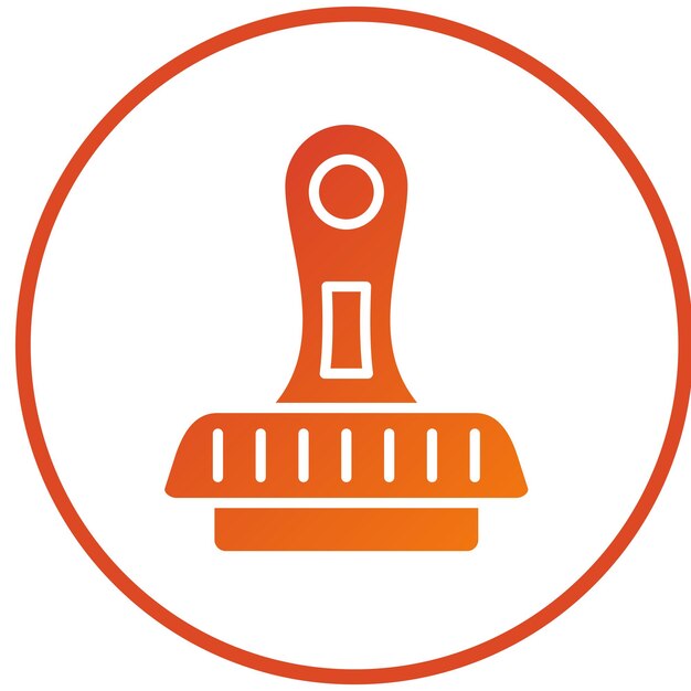 Estilo del icono del sello de diseño vectorial