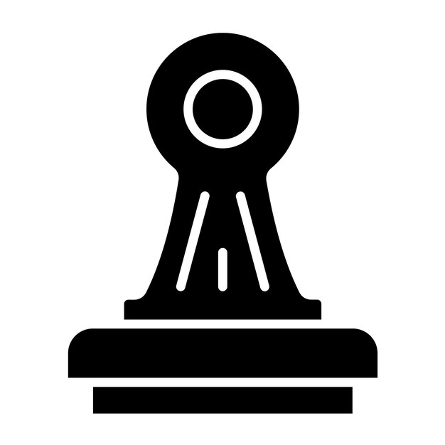 Estilo del icono del sello de diseño vectorial