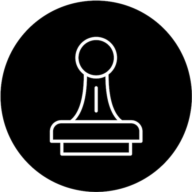 Estilo del icono del sello de diseño vectorial