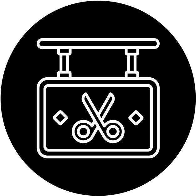 Estilo del icono de la señal de salón