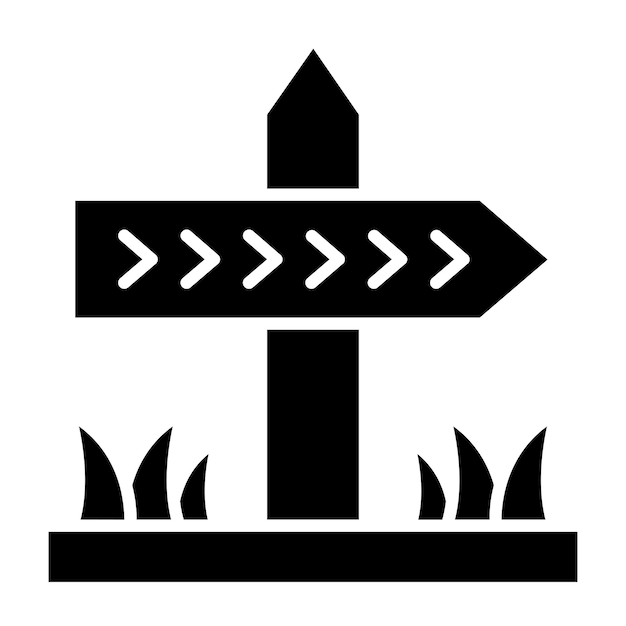 Estilo de icono de señalización de diseño vectorial