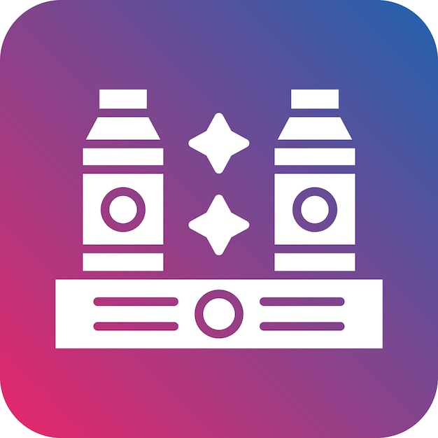 Estilo de icono de señalización de estantería de diseño vectorial