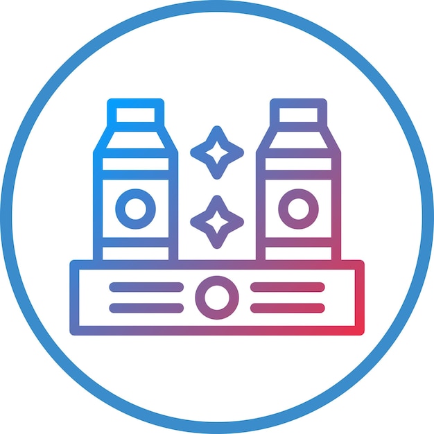 Estilo de icono de señalización de estantería de diseño vectorial