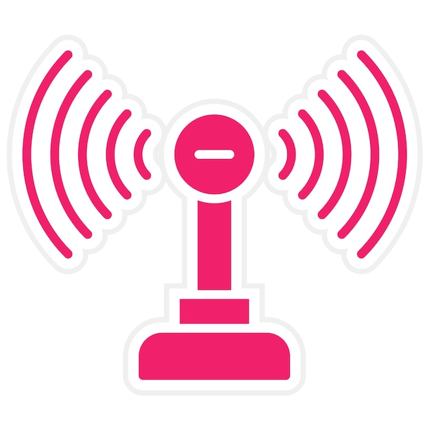 Estilo del icono del sensor de diseño vectorial