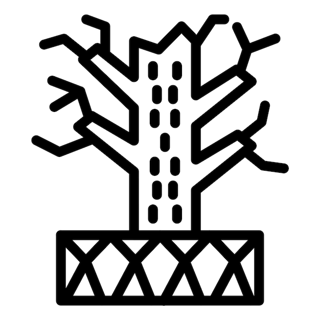 Estilo del icono de la sequía
