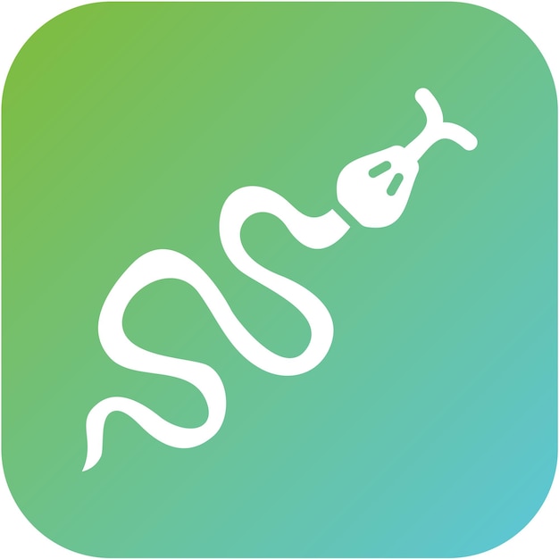 Estilo del icono de la serpiente