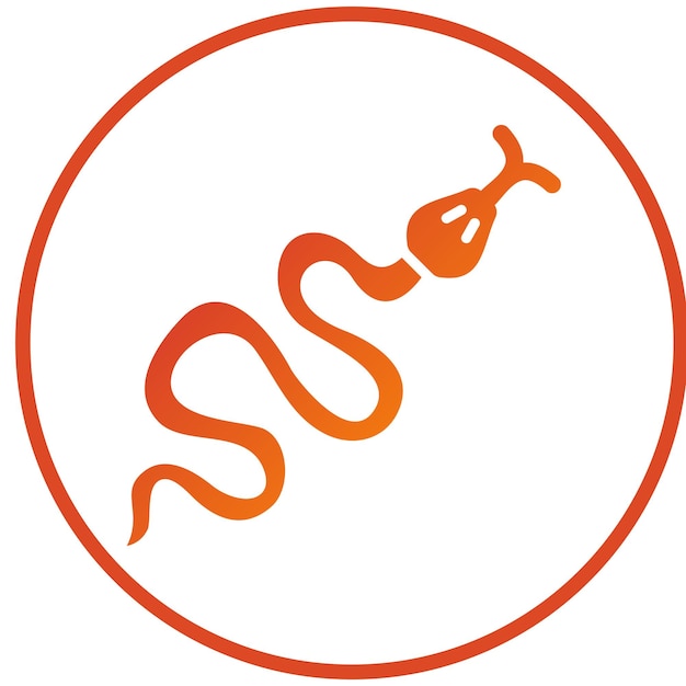 Estilo del icono de la serpiente