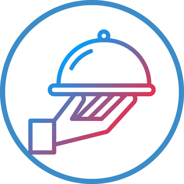 Estilo de icono de servicio de diseño vectorial de la sala