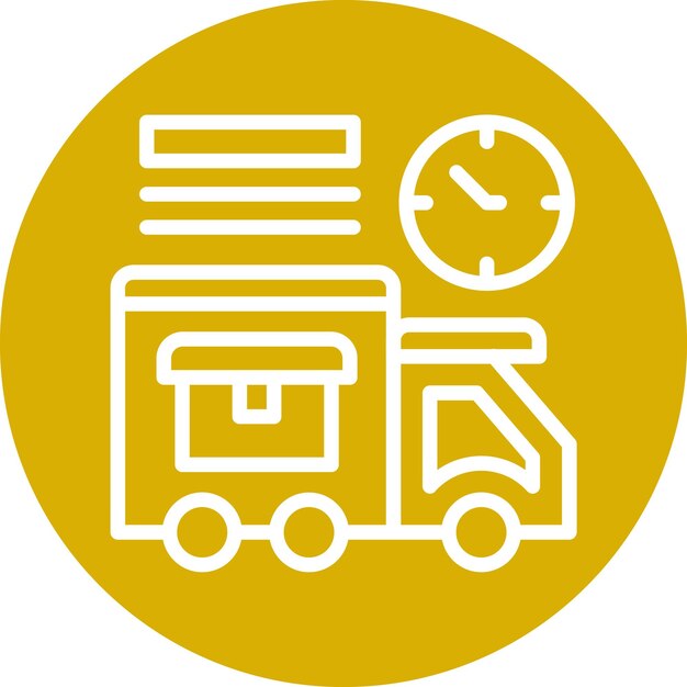 Estilo del icono del servicio de entrega